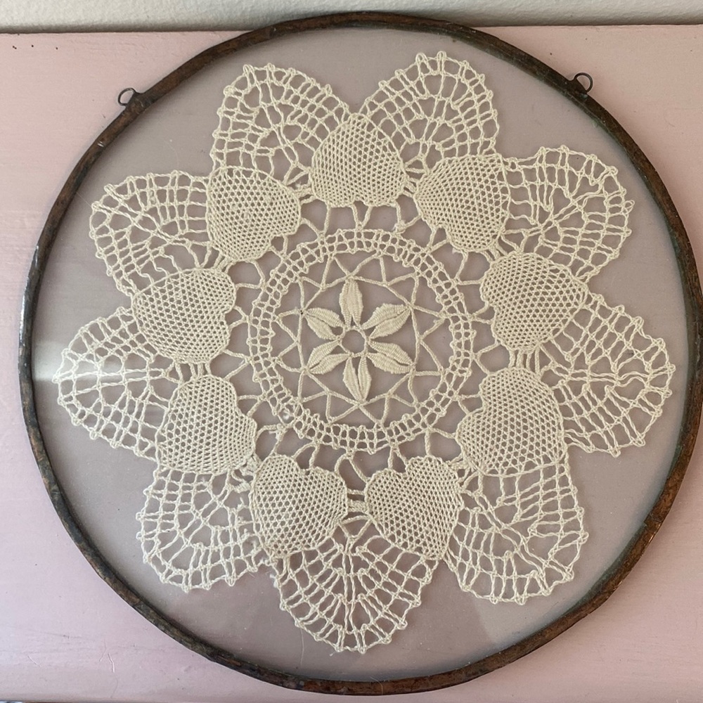 Vintage Doily Sun Catcher